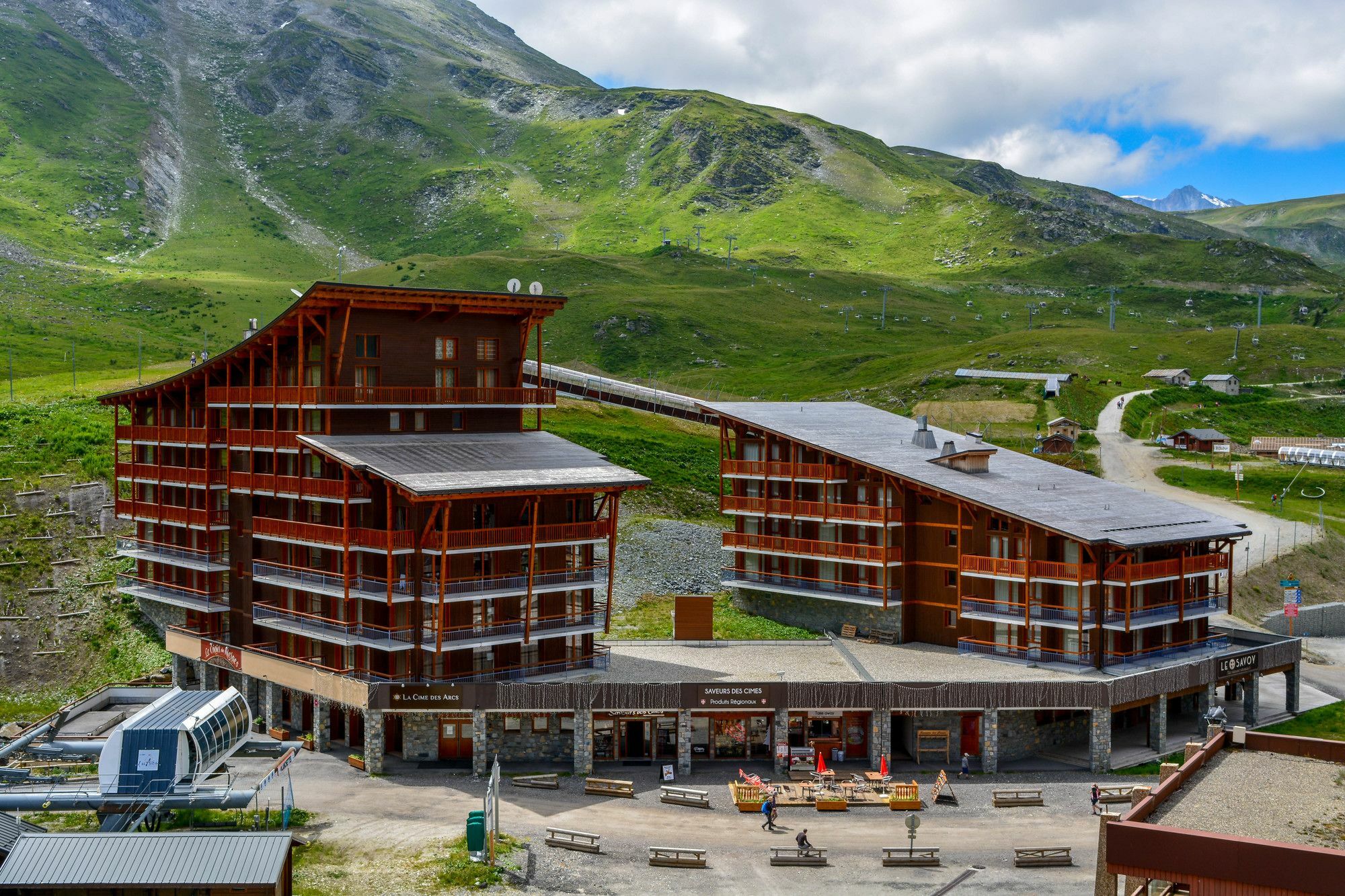 Chalet Des Neiges : La Cime Des Arcs Les Arcs  Экстерьер фото