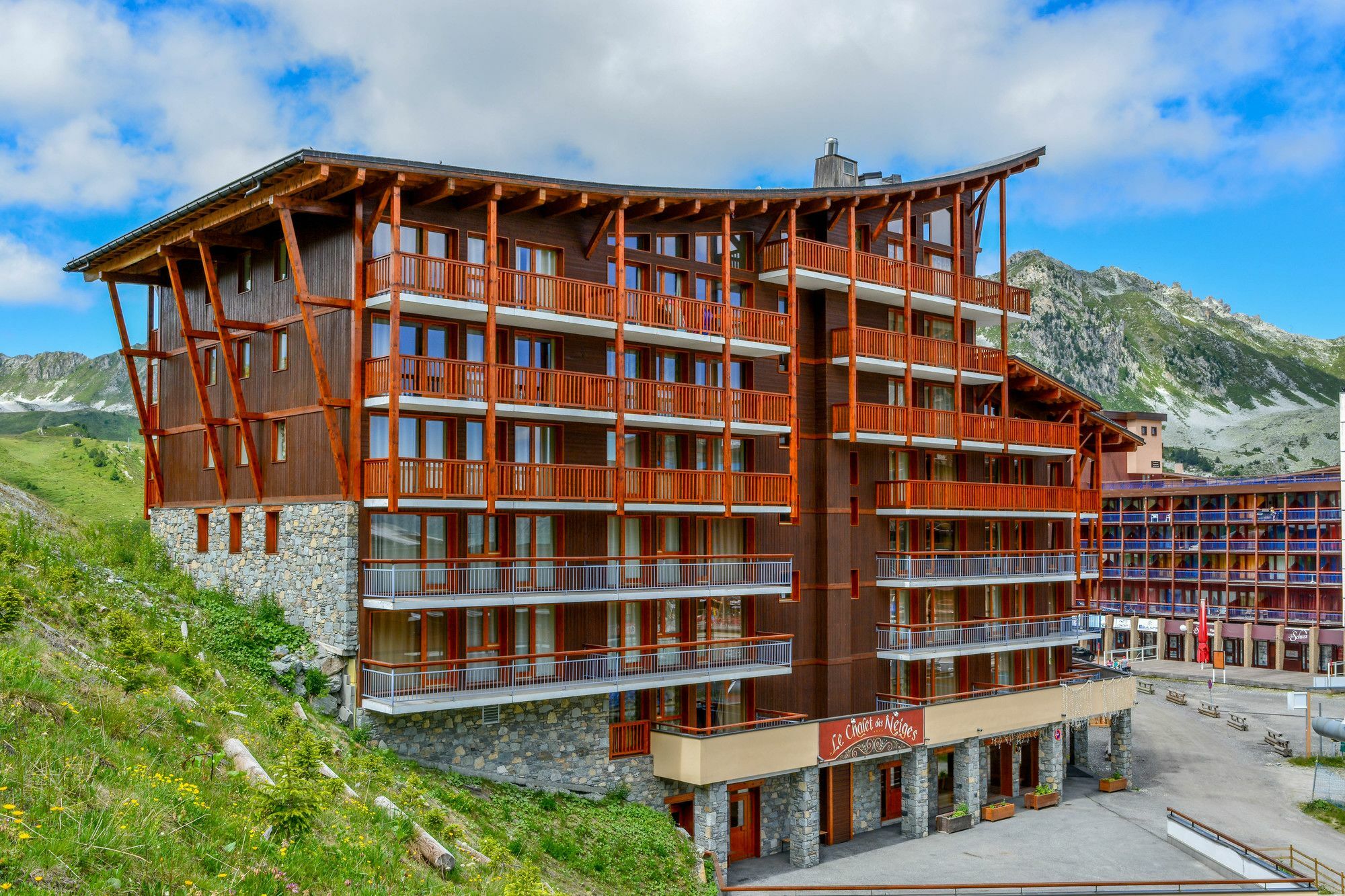 Chalet Des Neiges : La Cime Des Arcs Les Arcs  Экстерьер фото